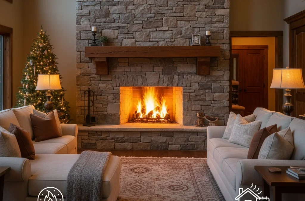 Stone Fireplace Magic: Elevate Your Home with Timeless Indoor Stonework